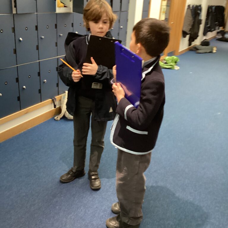 students at their lockers