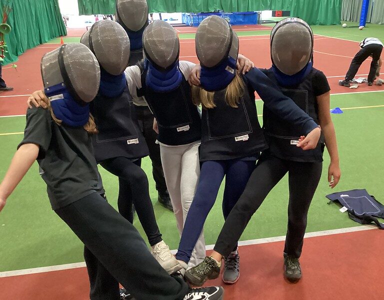 fencing students