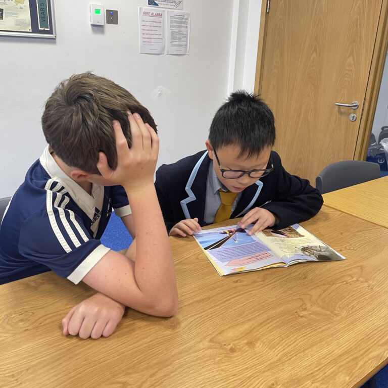 students in class