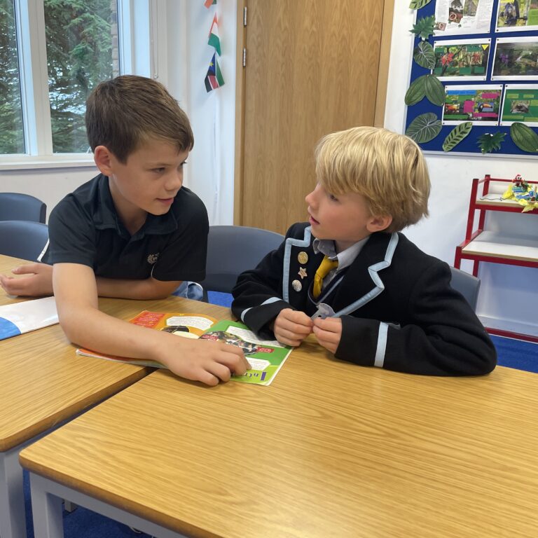 students in class