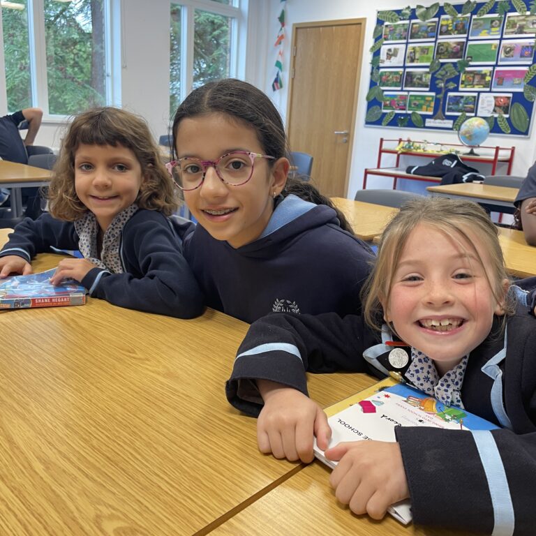 students in class