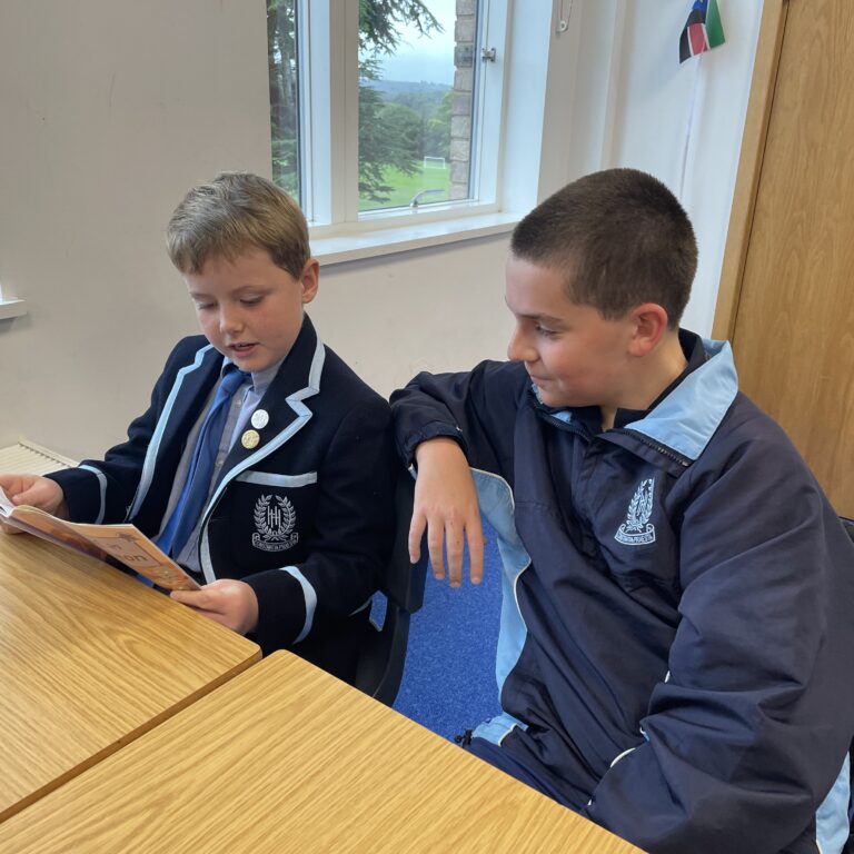 students in class