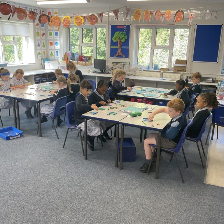 students in class