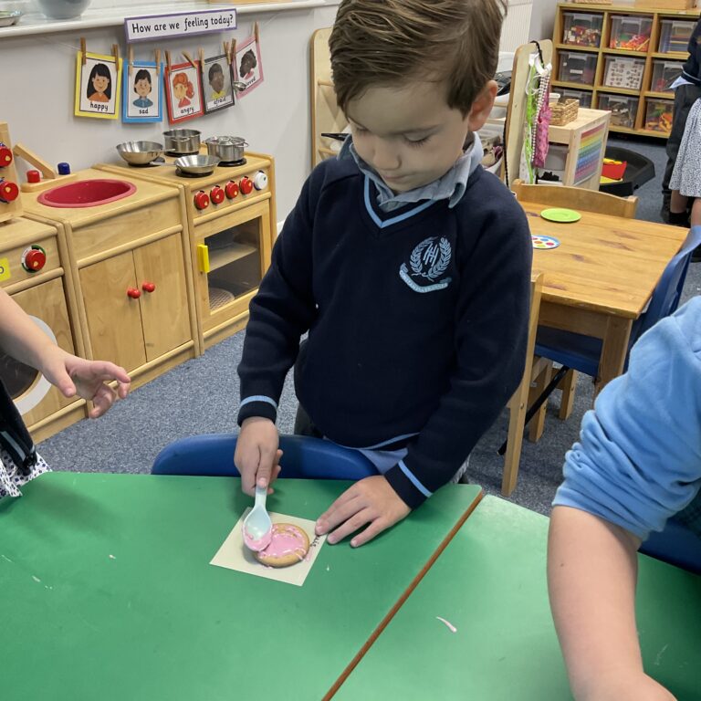 reception students